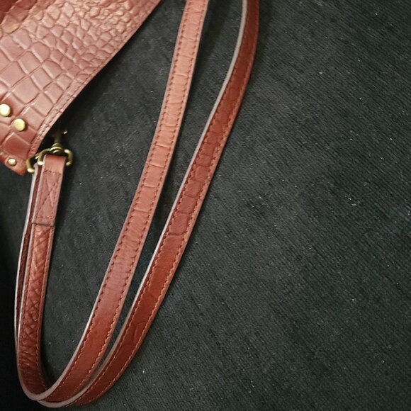 American Leather Co. Lenox Triple Entry Brown Leather Satchel - Picture 5 of 10